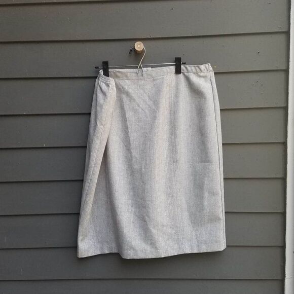 Alfred Dunner Gray Skirt Open Front Jacket Suit set size 18W - Picture 5 of 12